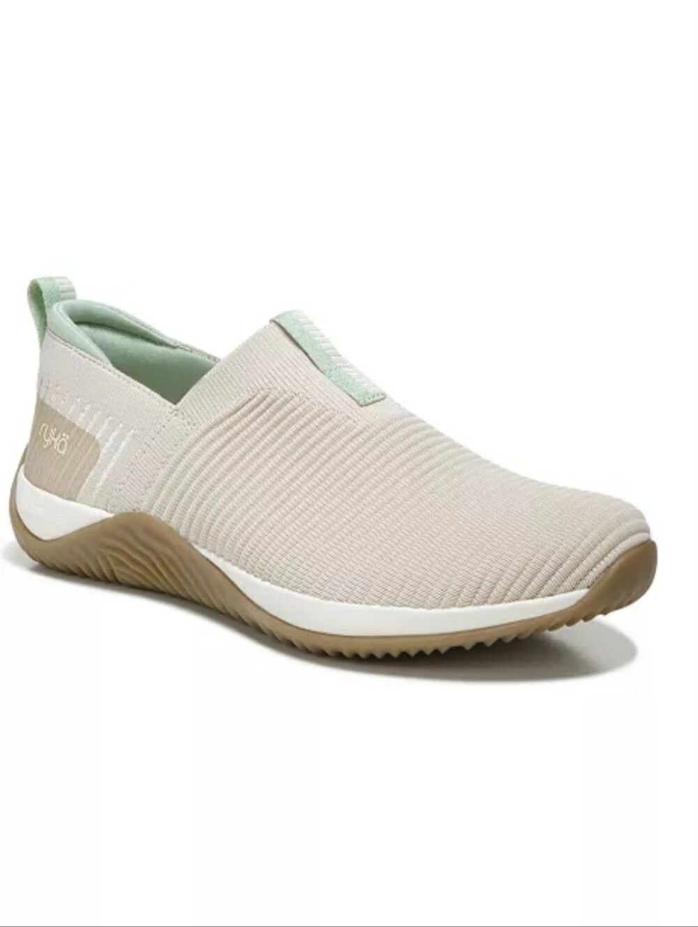 Ryka Echo Knit Slip-On. 9 WIDE. Oatmeal.